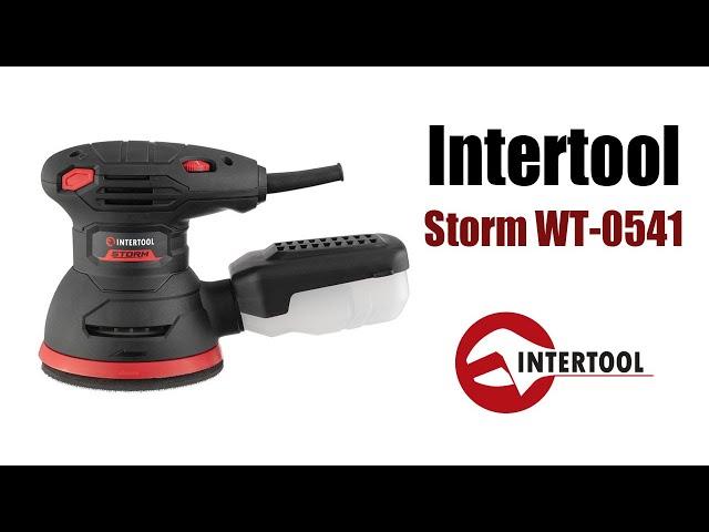 Распаковка  Эксцентриковая шлифмашина Intertool Storm WT-0541 из Rozetka