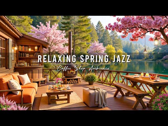 Cozy Spring Porch Ambience with Smooth Jazz Music to Study, Work  Relaxing Jazz Instrumental Music