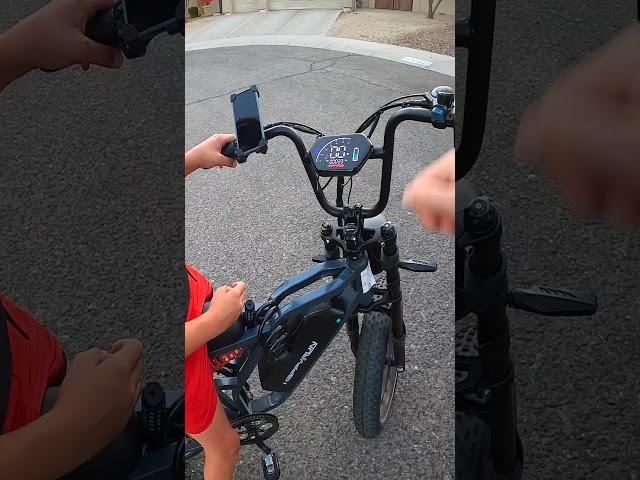 Kid got his first ebike 