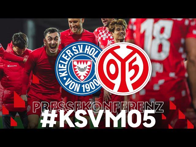 Die PK nach dem Sieg in Kiel | #KSVM05 | #05ertv | Saison 24/25