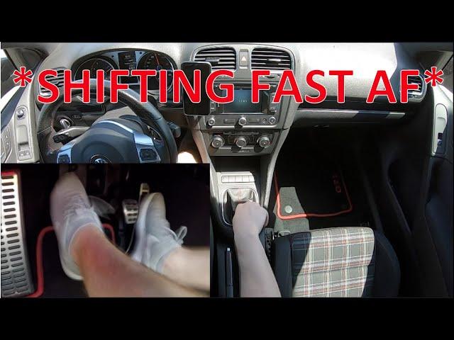 How to Shift a Manual Transmission Fast (using the clutch)