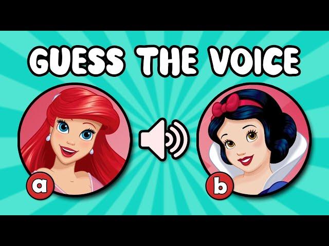 Guess the DISNEY PRINCESS by her VOICE! | Disney Voice Quiz Challenge