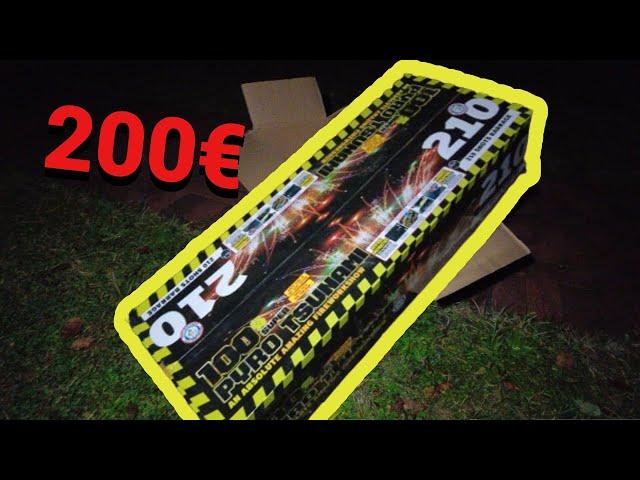 XXL 2KG VERBUND PYRO TSUNAMI WOLFF FEUERWERK - EXTREM SCHÖNER VERBUND! 200€