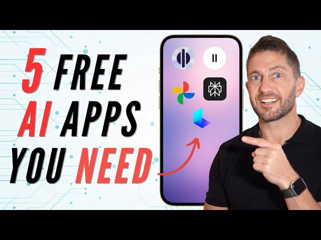 Top 5 Best FREE AI Apps for iPhone and Android