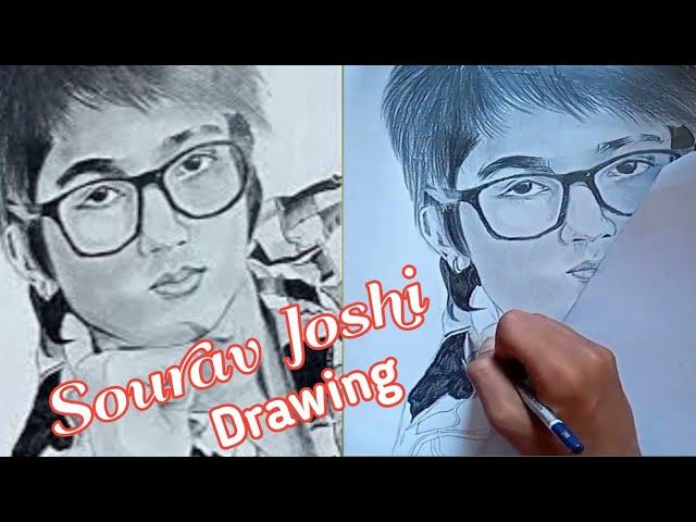 How to Draw Sourav Joshi (Step by Step)