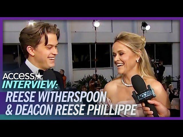 Reese Witherspoon's Son Deacon GUSHES Over His Mom at 2024 Golden Globes