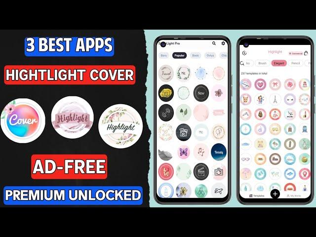 3 Best Instagram Highlight Cover Maker Apps For Android