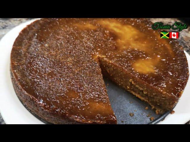 HOW TO MAKE THE BEST JAMAICAN SWEET POTATO PUDDING RECIPE | MUST TRY | STREET FOOD