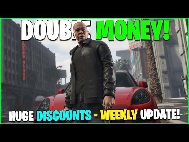 $2,000,000 CONTRACT & DLC NEWS! GTA ONLINE WEEKLY UPDATE - DOUBLE MONEY & LOTS OF DISCOUNTS!