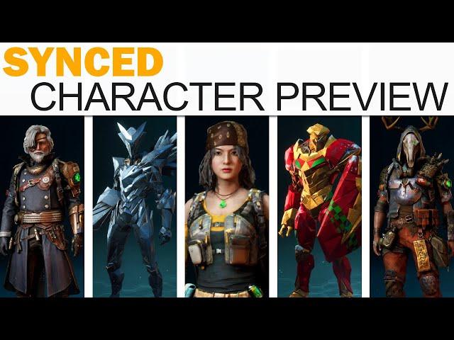 SYNCED Character Preview (All Runners, Skins, Abilities, Customization Options, Nanos, More!)