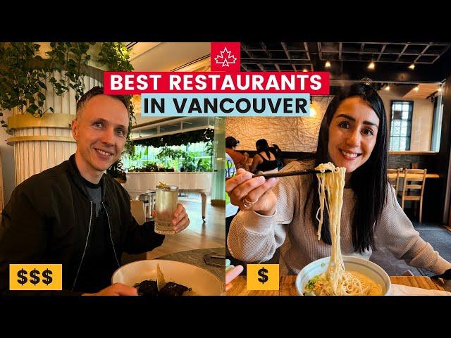 6 of the BEST Restaurants in Downtown Vancouver! (from budget to fine-dining)