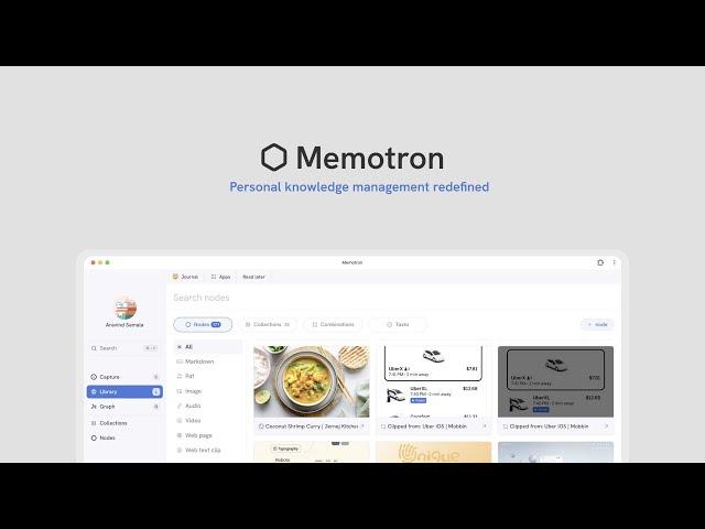 Memotron - The Personal Knowledge Management (PKM) app