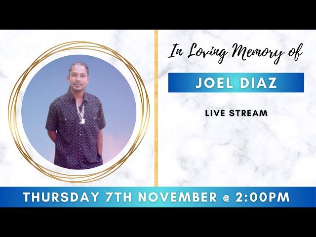 Celebrating the life of Joel Diaz.