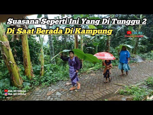 Hujan Di Kampung Terpencil Bikin Betah, Warganya Ramah Sampai Di Suguhi Kopi Panas