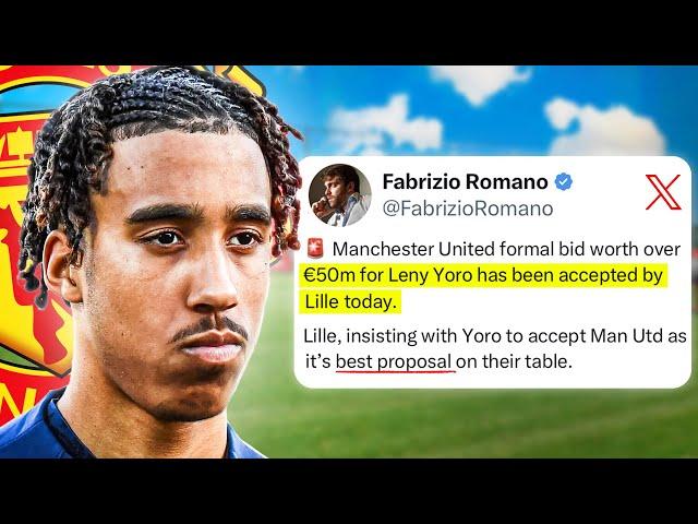 MAN UTD €50M+ LENY YORO BID ACCEPTED! Fabrizio Romano Confirms