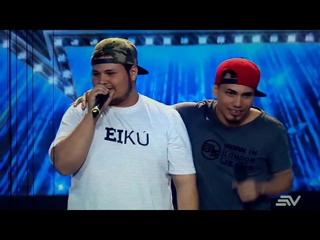 Eikú y Kasper Sorprenden En Ecuador Tiene Talento - (Venezolanos Sorprenden Al Jurado En Tv)