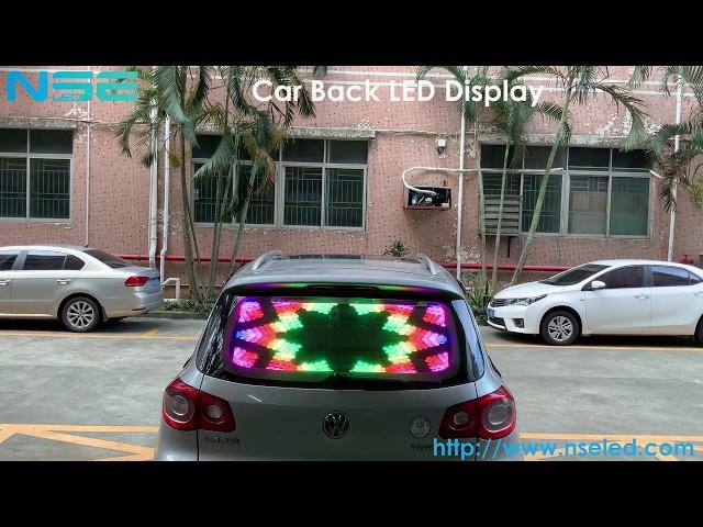 NSE High Resolution and High Brightness Car Back LED Display