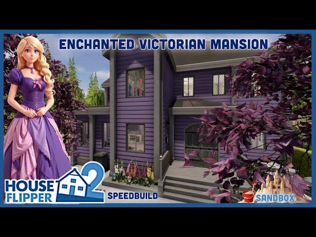 Enchanted Victorian Mansion Full Build and Tour,  Speedbuild, House Flipper 2