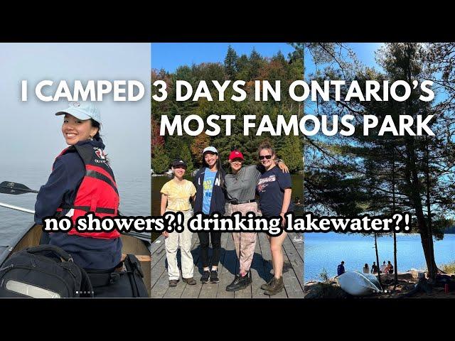 uk exchange student explores canadian wilderness | camping & canoeing in algonquin park