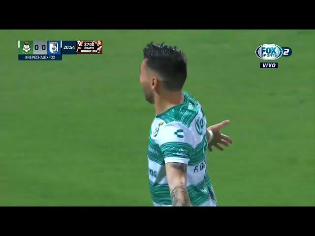 Gol de F. Gorriarán | Santos 1-0 Querétaro | Liga BBVA MX - Guard1anes 2021 - Reclasificación