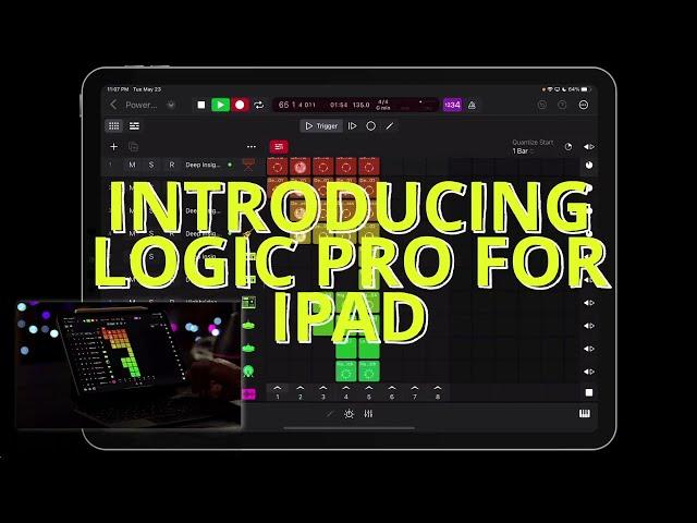 FREE COURSE! Introducing Logic Pro for iPad @macProVideoDotCom