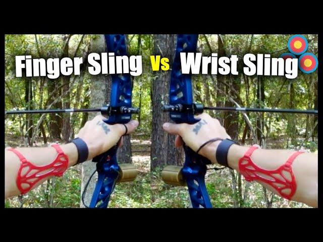 Archery Sling Comparison | Wrist Sling vs Finger Sling