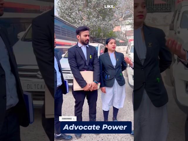 Police Vs Vakil Power  | Advocate Motivation Video #lawstudentsmotivation #law #shorts #lawyer