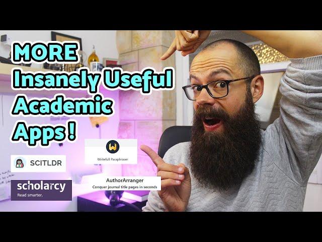 MORE Insanely Useful Academic Apps You Didn't Know About