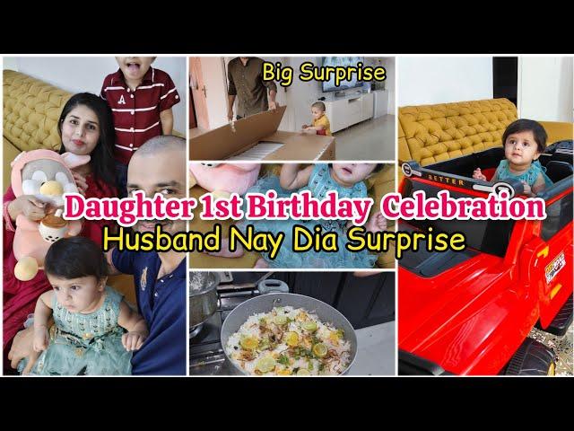 Husband Nay Dia Big Surprise 1st Daughter Birthday Celebration 