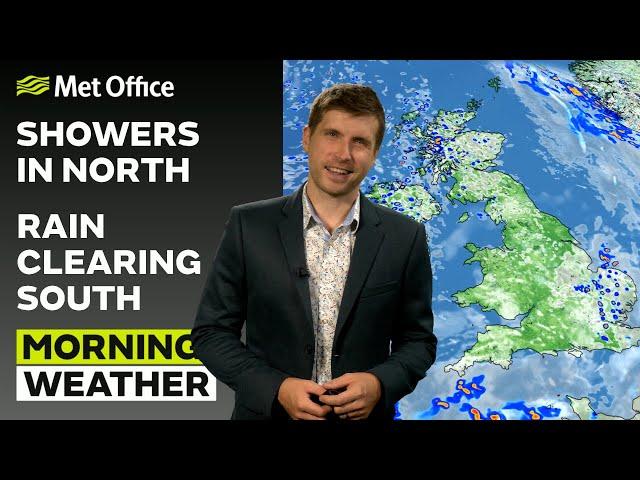 03/08/24 - Outbreaks of rain in the west – Morning Weather Forecast UK - Met Office Weather