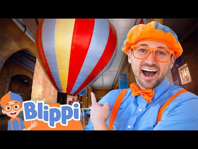 How Do Hot Air Balloons Fly?  Blippi Explores the Science of Flight! | Educational Videos for Kids