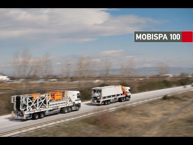 MOBISPA 100 - Mobile Concrete Batching Plant