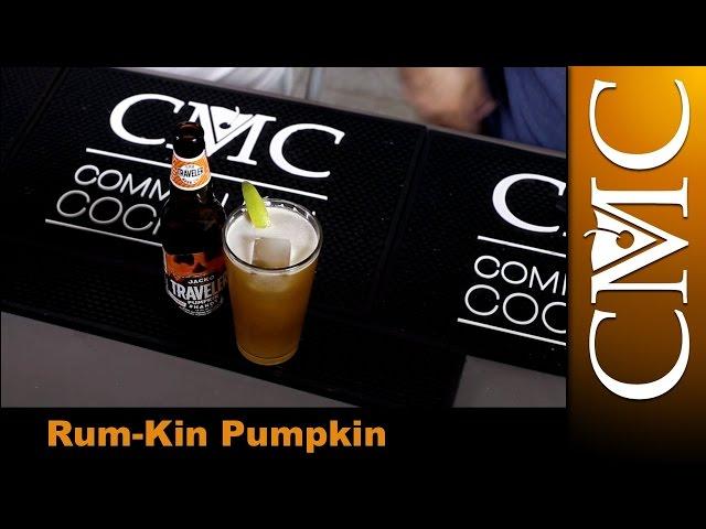 The Rum-Kin Pumpkin Cocktail with Jack O Traveler