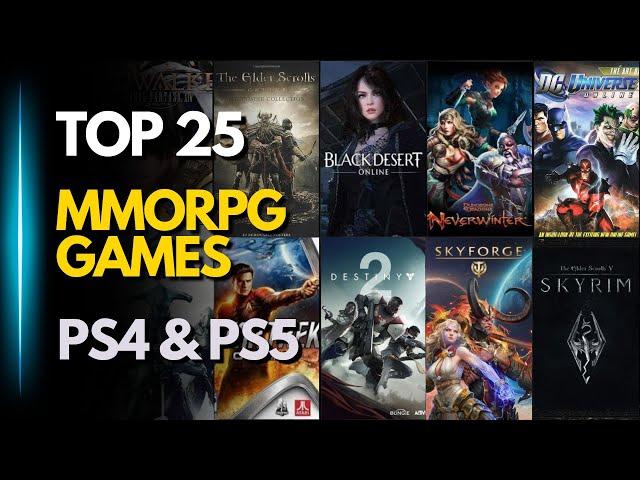 TOP 25 Best MMORPG Games on PS4 & PS5 (2024)