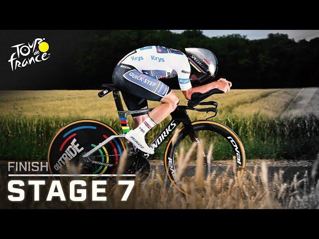 Highlights: 2024 Tour de France, Stage 7 time trial finish | Cycling on NBC Sports