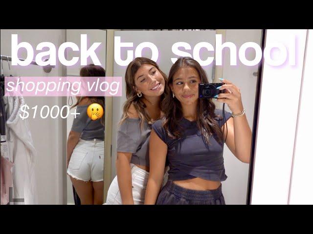 MALL VLOG: shop with me for back to school