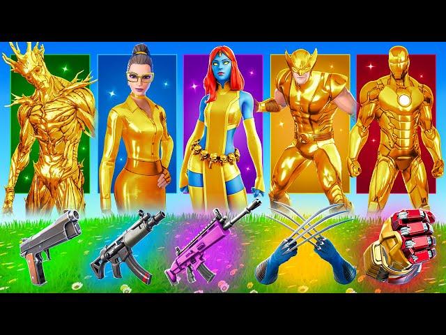 MARVEL OR ALÉATOIRE CHALLENGE ! Défi FORTNITE Battle Royale