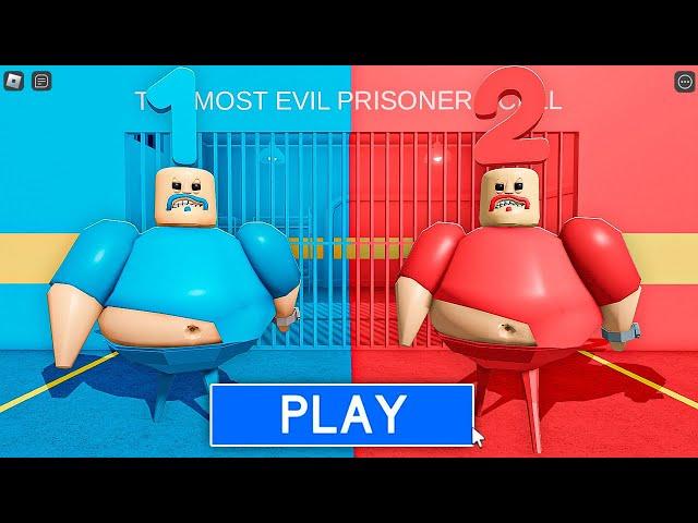1 Barry VS 2 Barry Prison Update! Scary new #Obby #Roblox