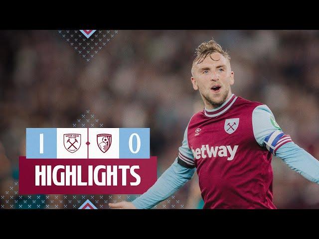 West Ham 1-0 Bournemouth | Bowen Bags Late Winner! | EFL Cup Highlights