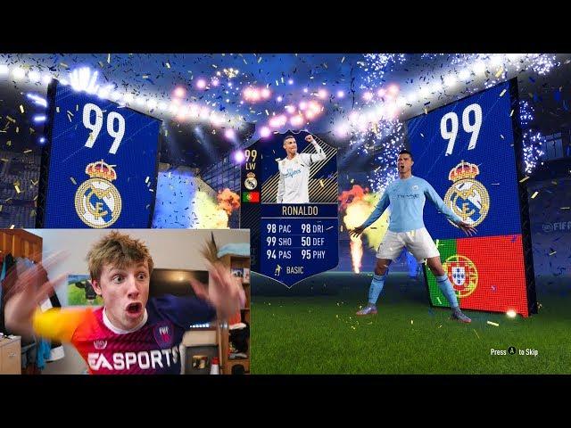 I GOT 99 TOTY RONALDO IN A PACK!!!! - FIFA 18 PACK OPENING