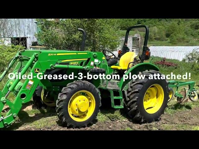 John Deere 5065E Oil Change & Started Plowing