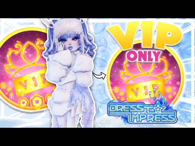 ONLY Using VIP OUTFITS In Dress To Impress! (COMPILATION)