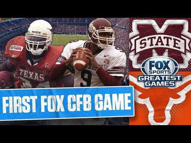 FIRST FOX CFB BROADCAST (1999 Cotton Bowl): Mississippi State vs Texas Highlights | FOX CFB Classics