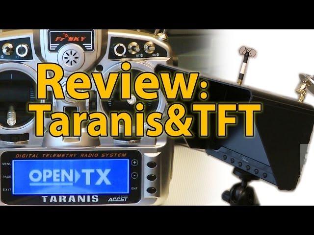 Taranis Radio & FPV Monitor with 5.8 Diversity Rx Black Pearl (RCSchim Review, Tips & Mods)