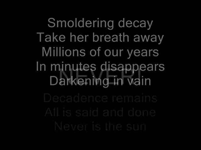 Metallica - Blackened - Lyrics