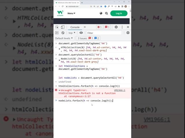 Htmlcollection vs Nodelist difference #dom #javascript #leelawebdev