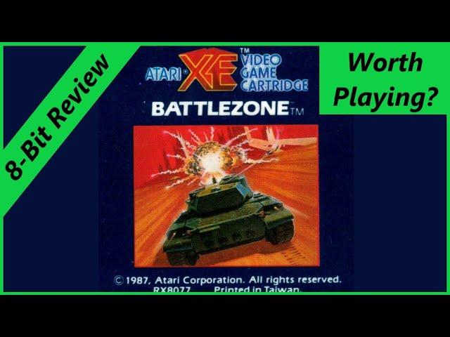 Battlezone Atari 8 Bit 400 800 XL XE Review The No Swear Gamer Ep 809