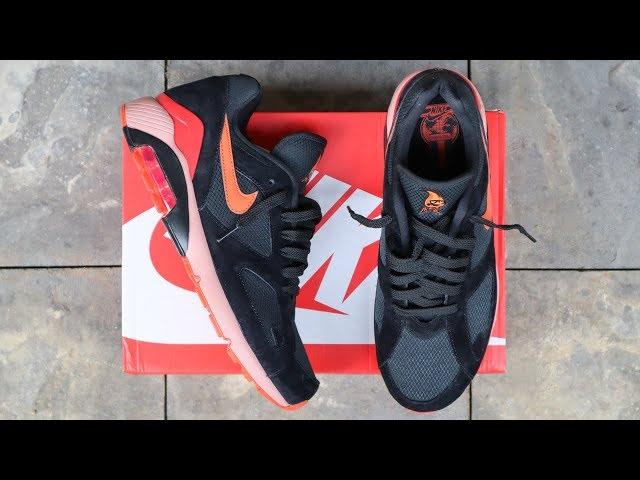 NIKE AIR MAX 180 "FIRE" | unboxing - overview & on-feet!!