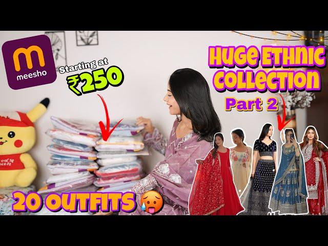 ₹250 main Meesho Trendy Ethnic wear🪔| Festive Special🪔| part2️ #navratri #meesho #durgapuja