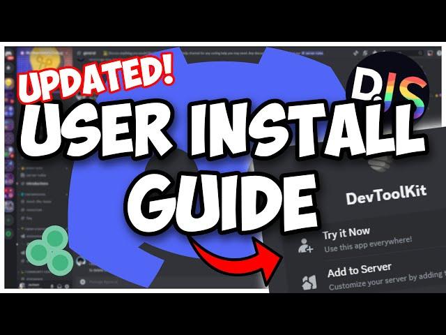 [NEW UPDATE] - How to use your bot ANYWHERE on Discord! -- User Install Guide || Discord.js V14